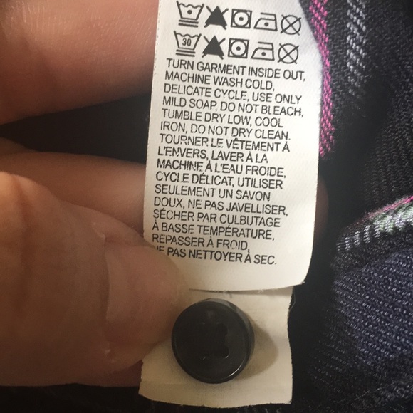 Lucky Brand Girlfriend Plaid Shirt, Size XS - Picture 7 of 7